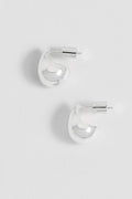 EB EDIT WATERPROOF PVD COATED Mini Teardrop Stud Earrings -  Silver Plated