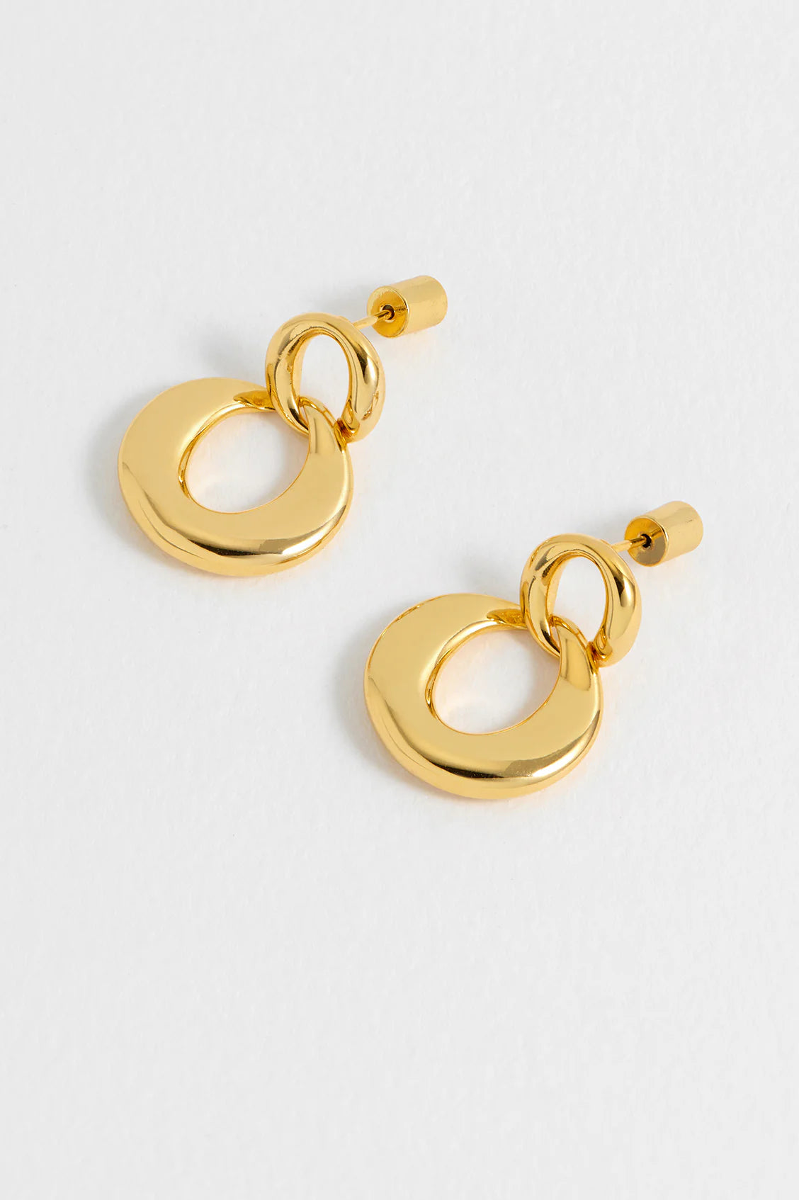 EB Edit Double Round Link Earrings