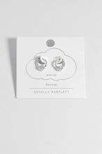 Load image into Gallery viewer, Triple Disc CZ Hoop Earrings
