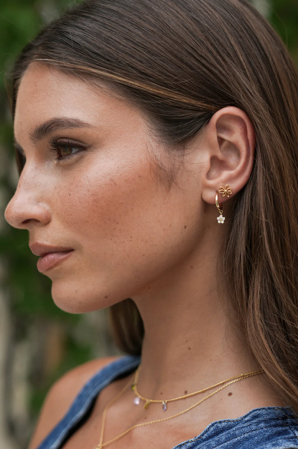 Doodle Flower Stud Earrings - Estella Bartlett