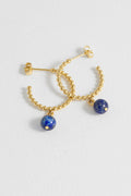 EB Wellness Gemstones drop Hoops