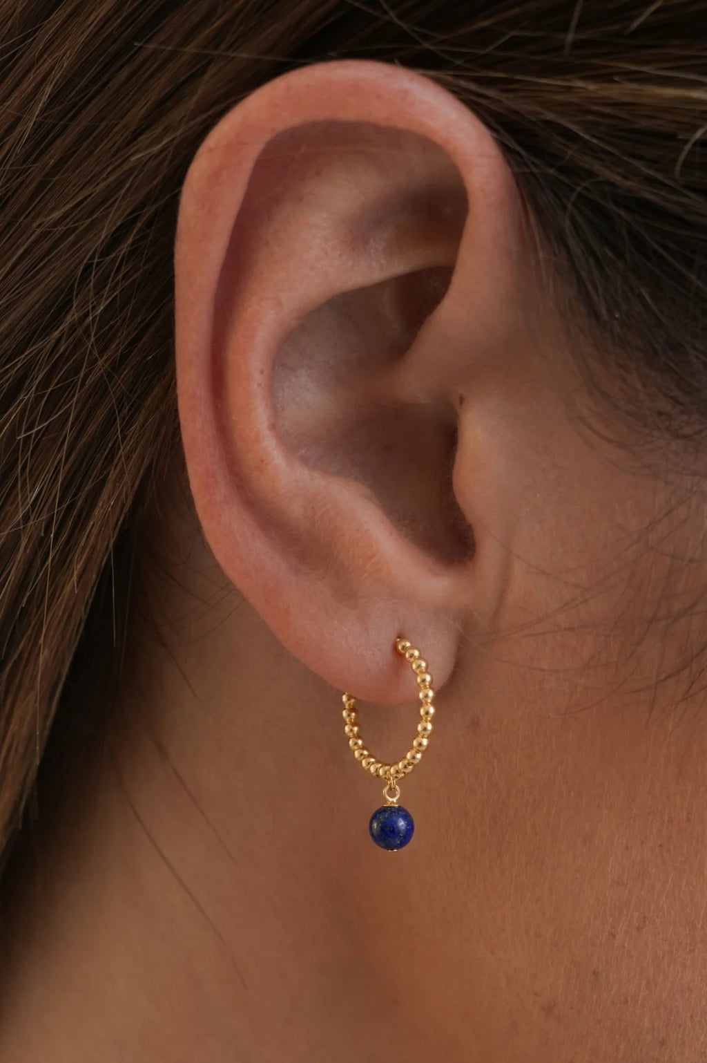 EB Wellness Gemstones drop Hoops