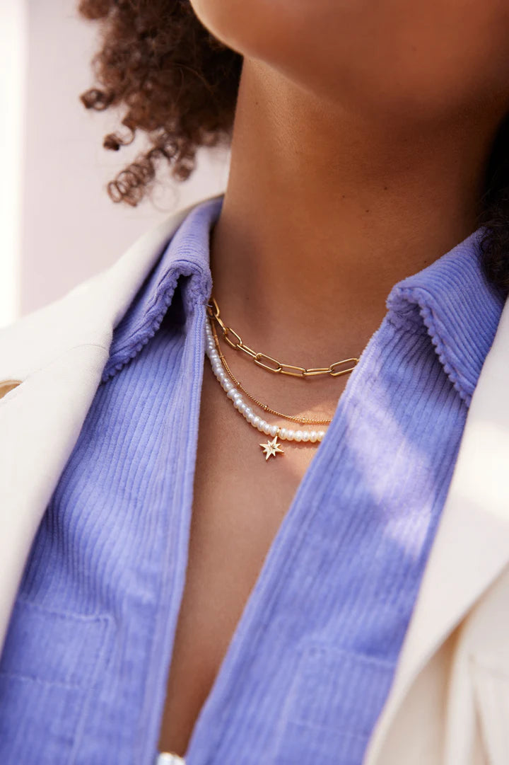 EB EDIT Paperclip Chain - Gold Plated