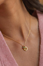 Load image into Gallery viewer, Abalone Butterfly Necklace Gold Plated
