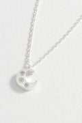 Three Moon Necklace Silver Plated
