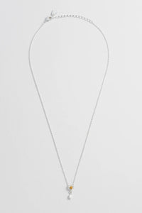 Wildflower Pearl Drop Necklace