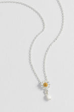 Load image into Gallery viewer, Wildflower Pearl Drop Necklace
