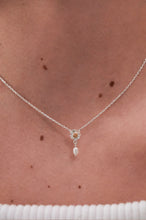 Load image into Gallery viewer, Wildflower Pearl Drop Necklace
