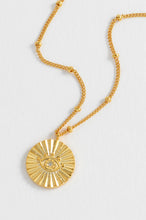 Load image into Gallery viewer, Boho Eye Coin Necklace
