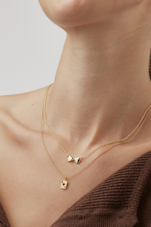 Ace of Hearts Necklace