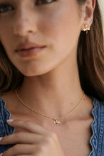 Load image into Gallery viewer, Flower and Dragonfly Earrings
