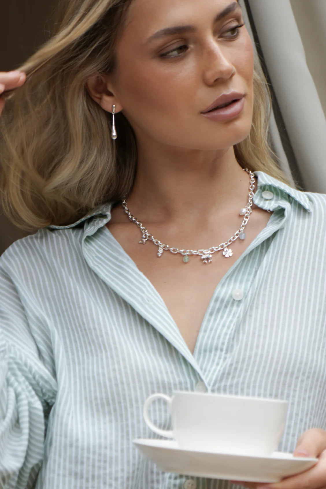 EB EDITTeardrop Drop Earrings