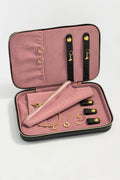 Book Shape travel Jewellery Box - green