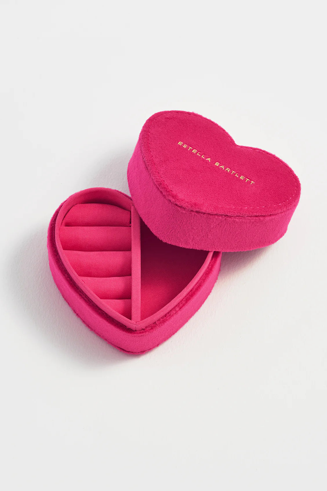 Velvet Mini Heart Shaped Jewellery Box