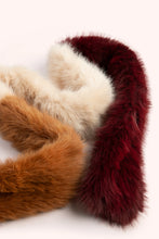 Load image into Gallery viewer, POWDER ELSA 3-TONE SCARF - DAMSON/MOCCA/CREAM
