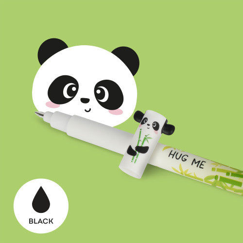 Legami erasable gel pen with panda design barrel