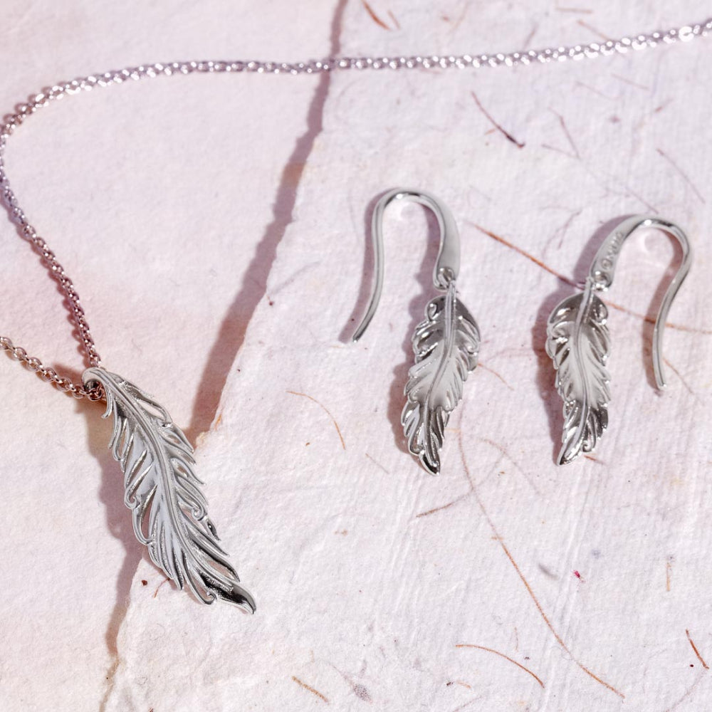 KIT HEATH Kit Heath Feather Wisp  Drop Earrings