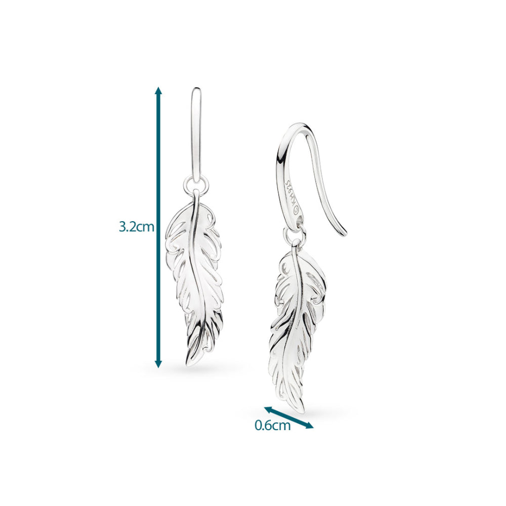 KIT HEATH Kit Heath Feather Wisp  Drop Earrings