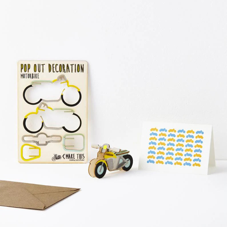 THE POP OUT CARD COMPANY - Motorbike Card