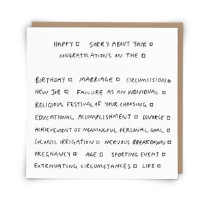 Redback Good Things Card - BIRTHDAY