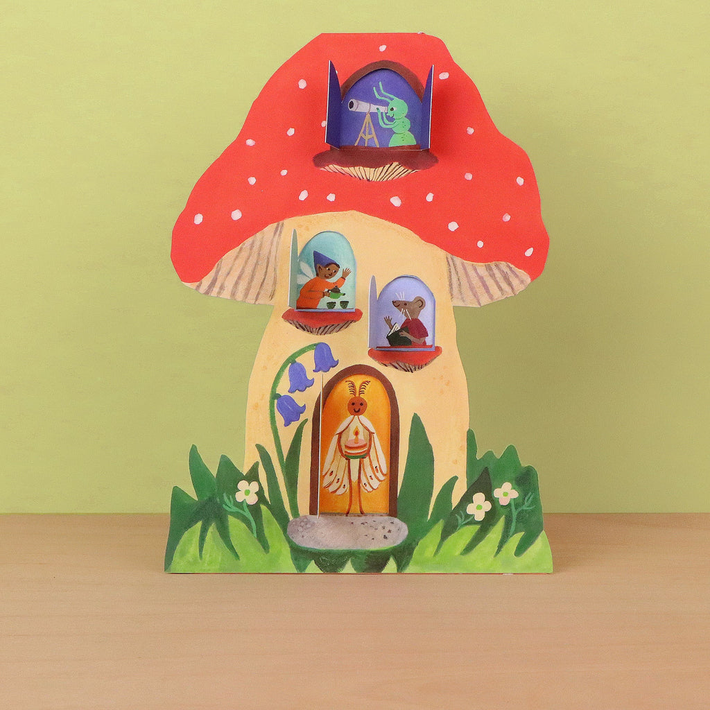Toadstool Cottage Greeting Card