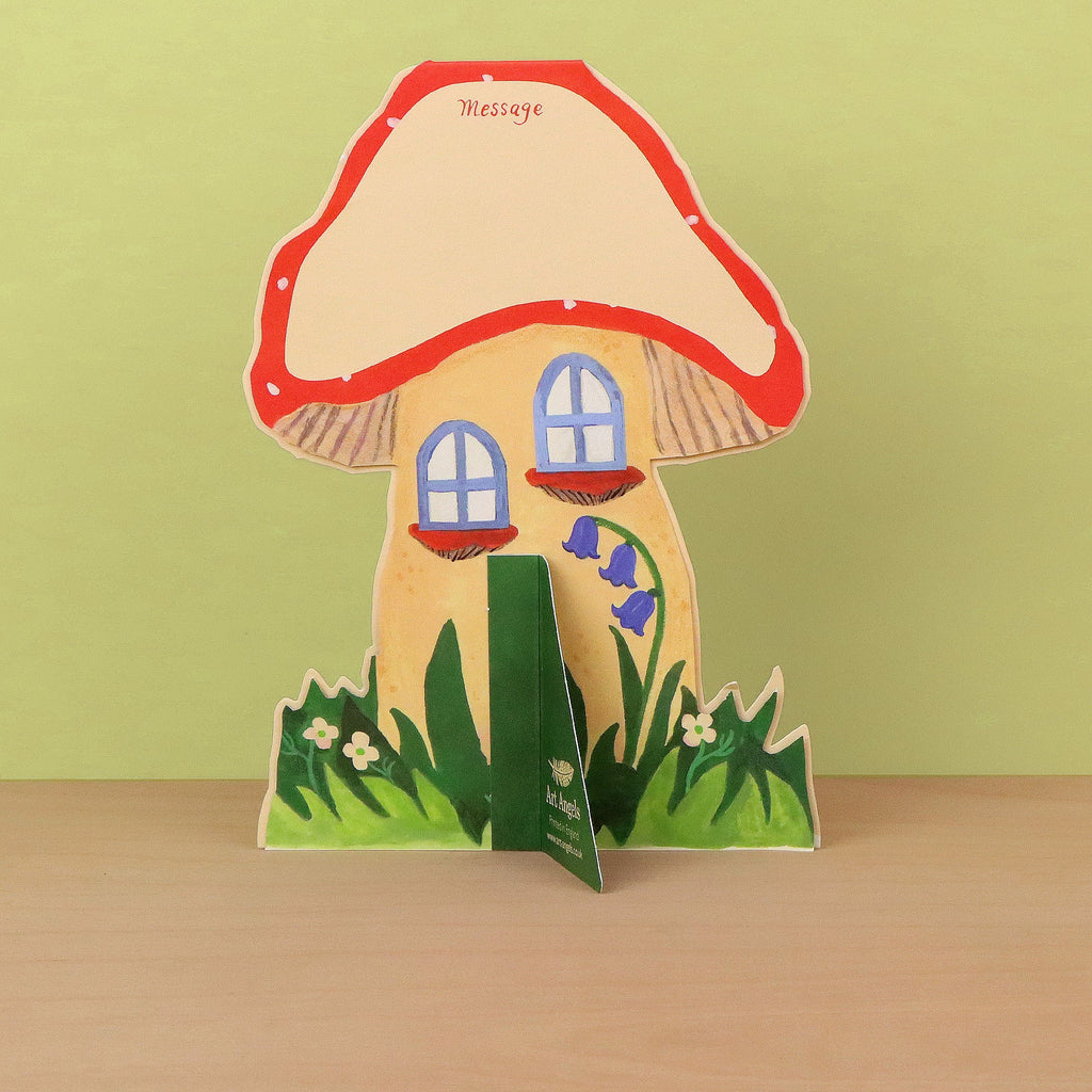 Toadstool Cottage Greeting Card