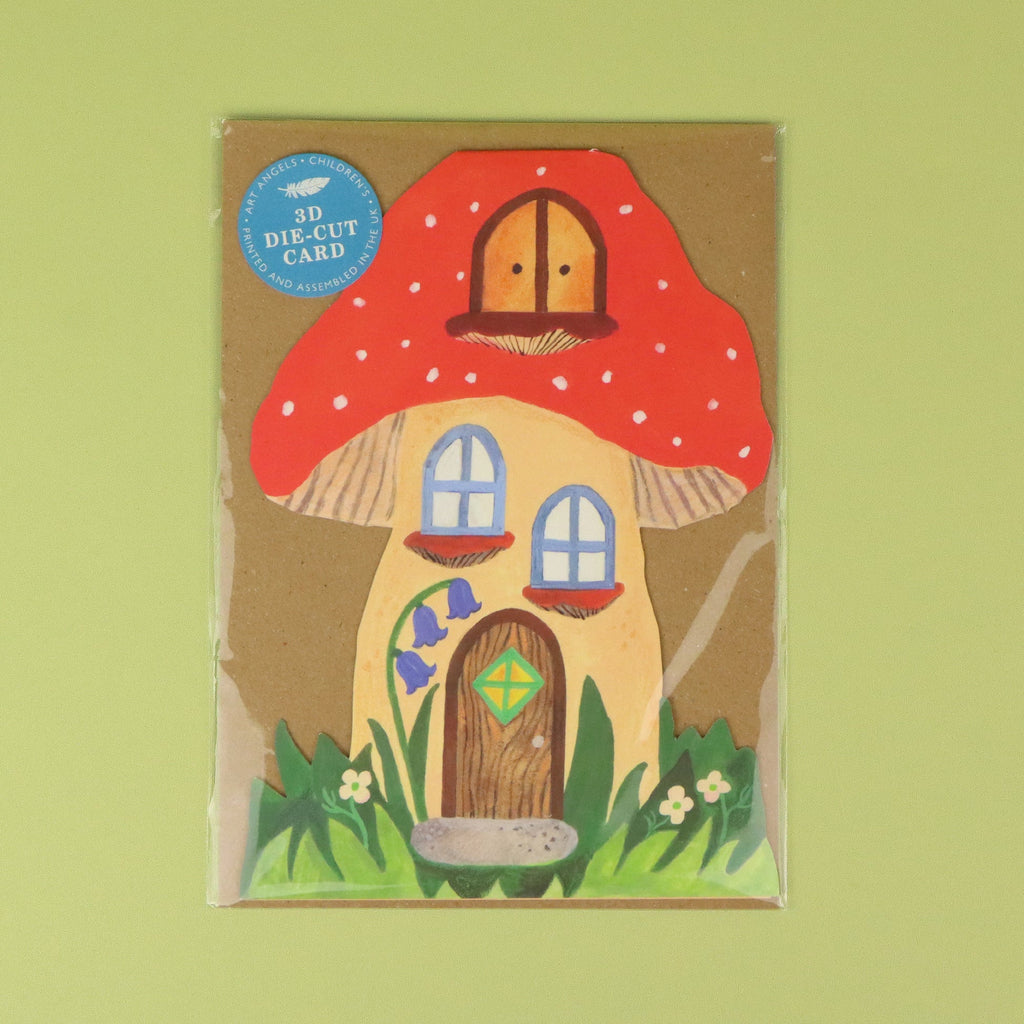 Toadstool Cottage Greeting Card