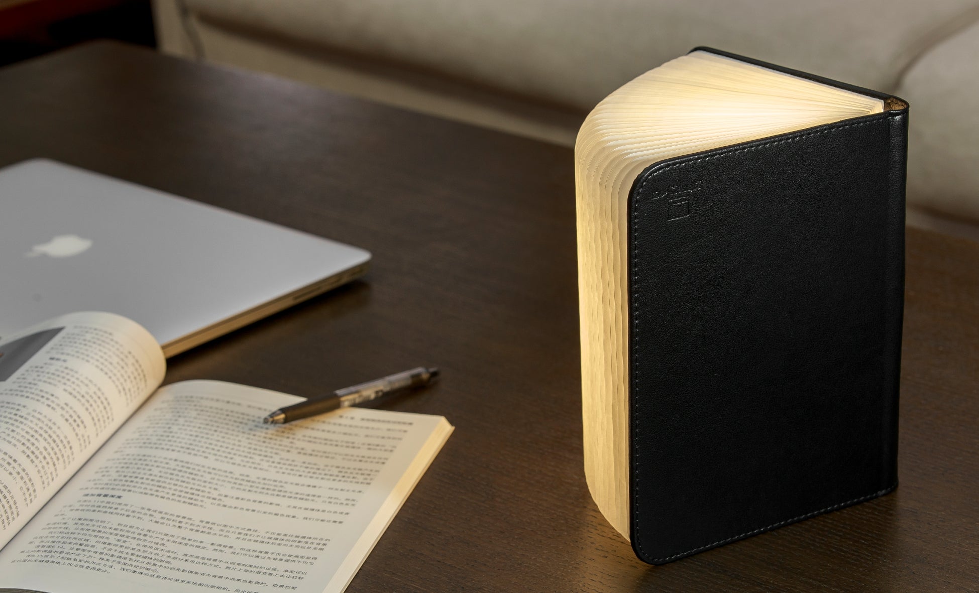 Smart LED Book Light (Leather)