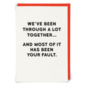 Redback Holy Flaps Card- anniversary