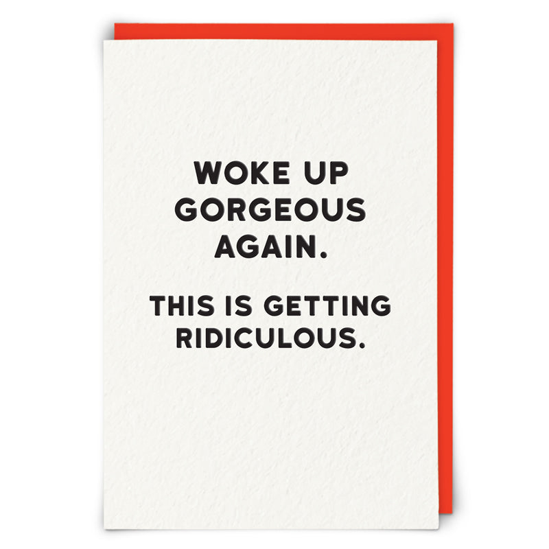 Redback Holy Flaps Card- Funny