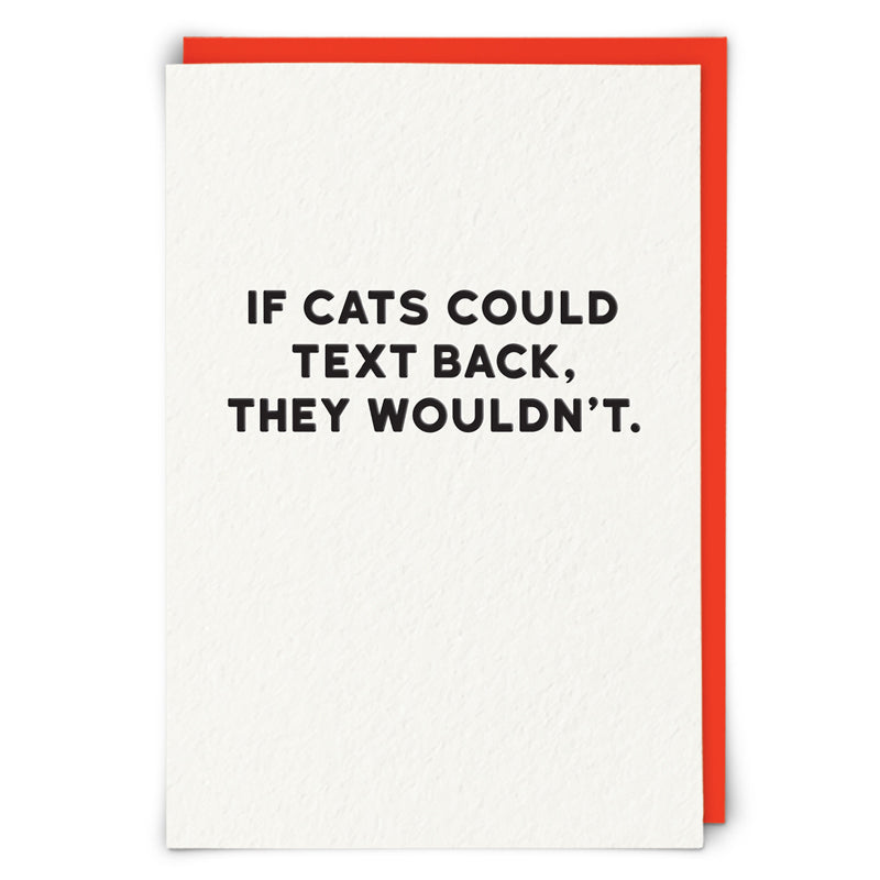 Redback Holy Flaps Card- CATS