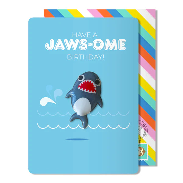 Have a jaw some birthday magnet card