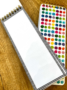 Notepad with pen