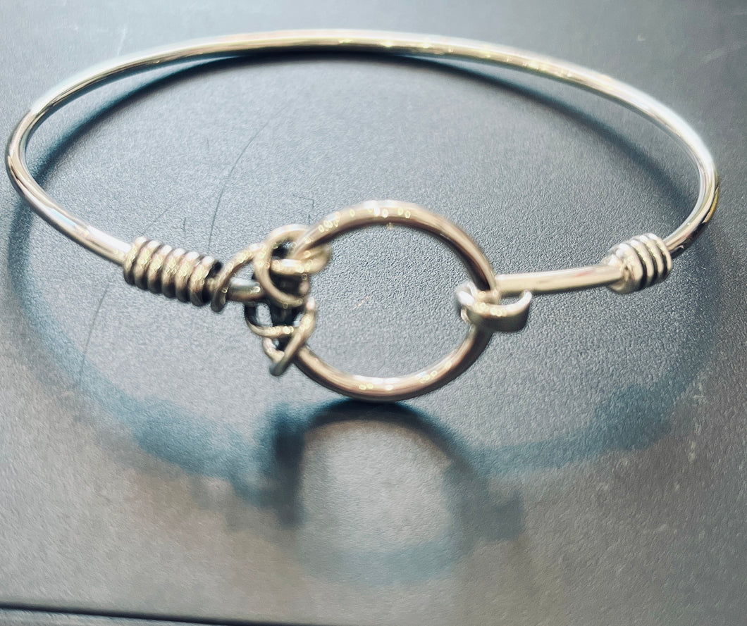 JB Bangle with catch and hinge ring