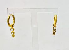 Load image into Gallery viewer, Gemstones Huggies  earrings
