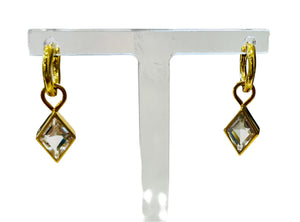 Gemstones Huggies  earrings