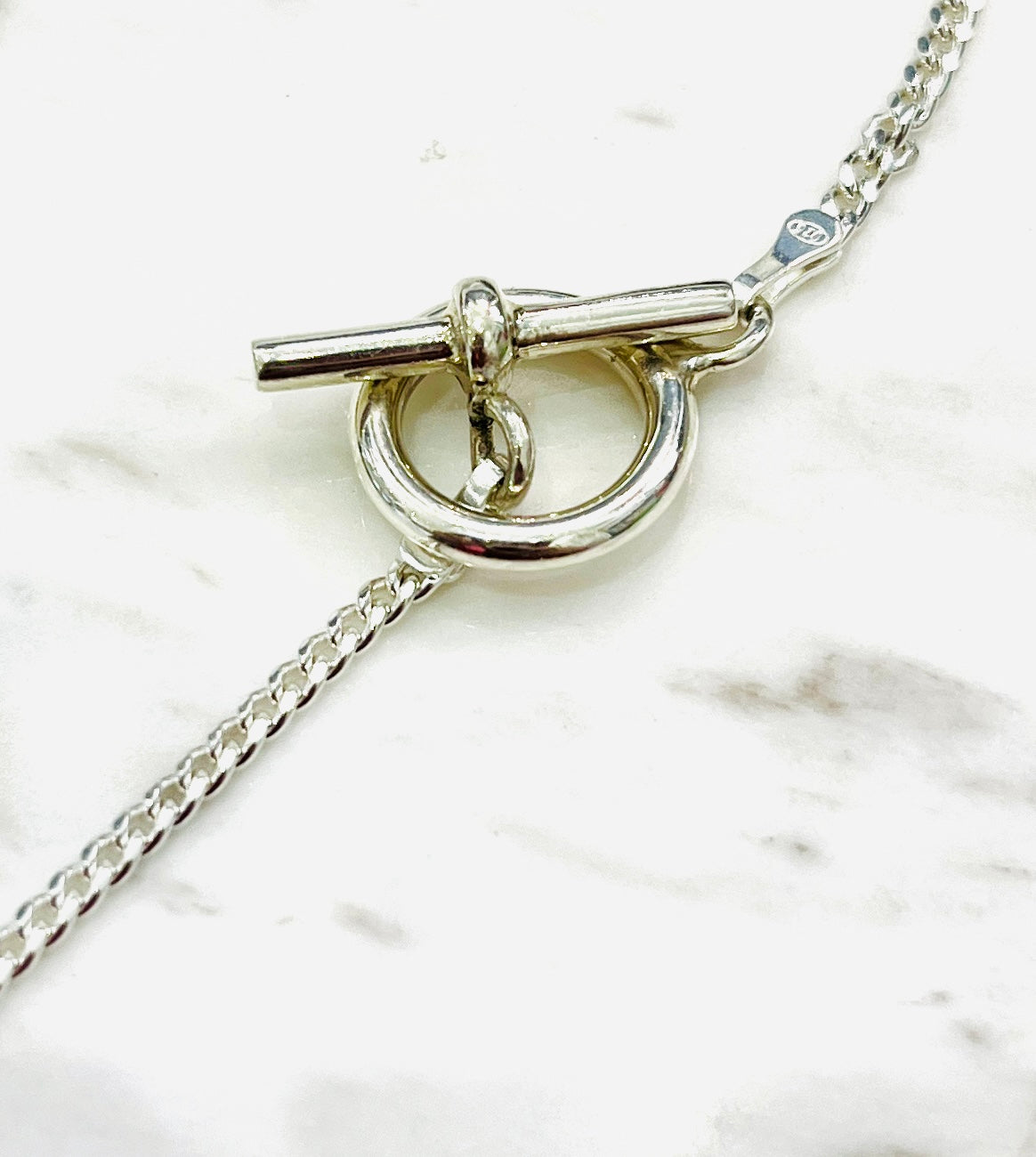 Sterling Silver T Bar Pendant by Chris Lewis