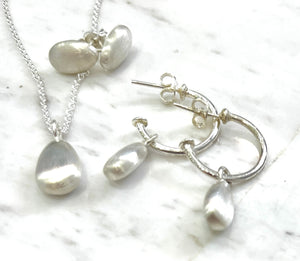 Chris Lewis Droplet Hoop Studs
