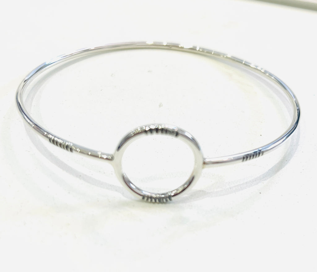 JB Bangle with Ice ring and oxi barring