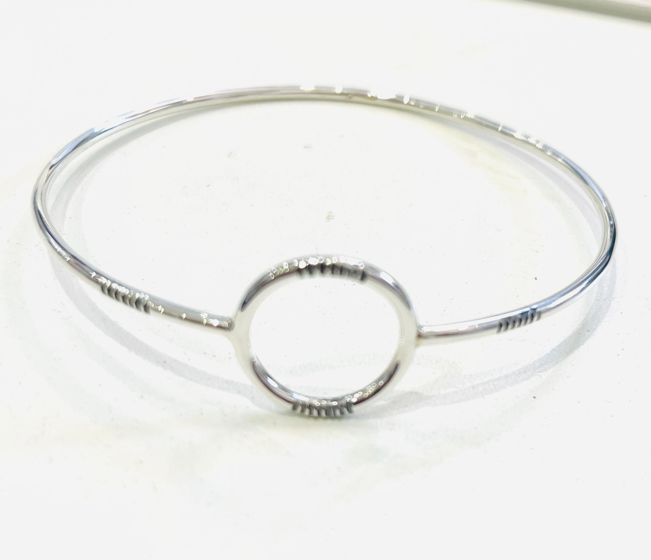 JB Bangle with Ice ring and oxi barring