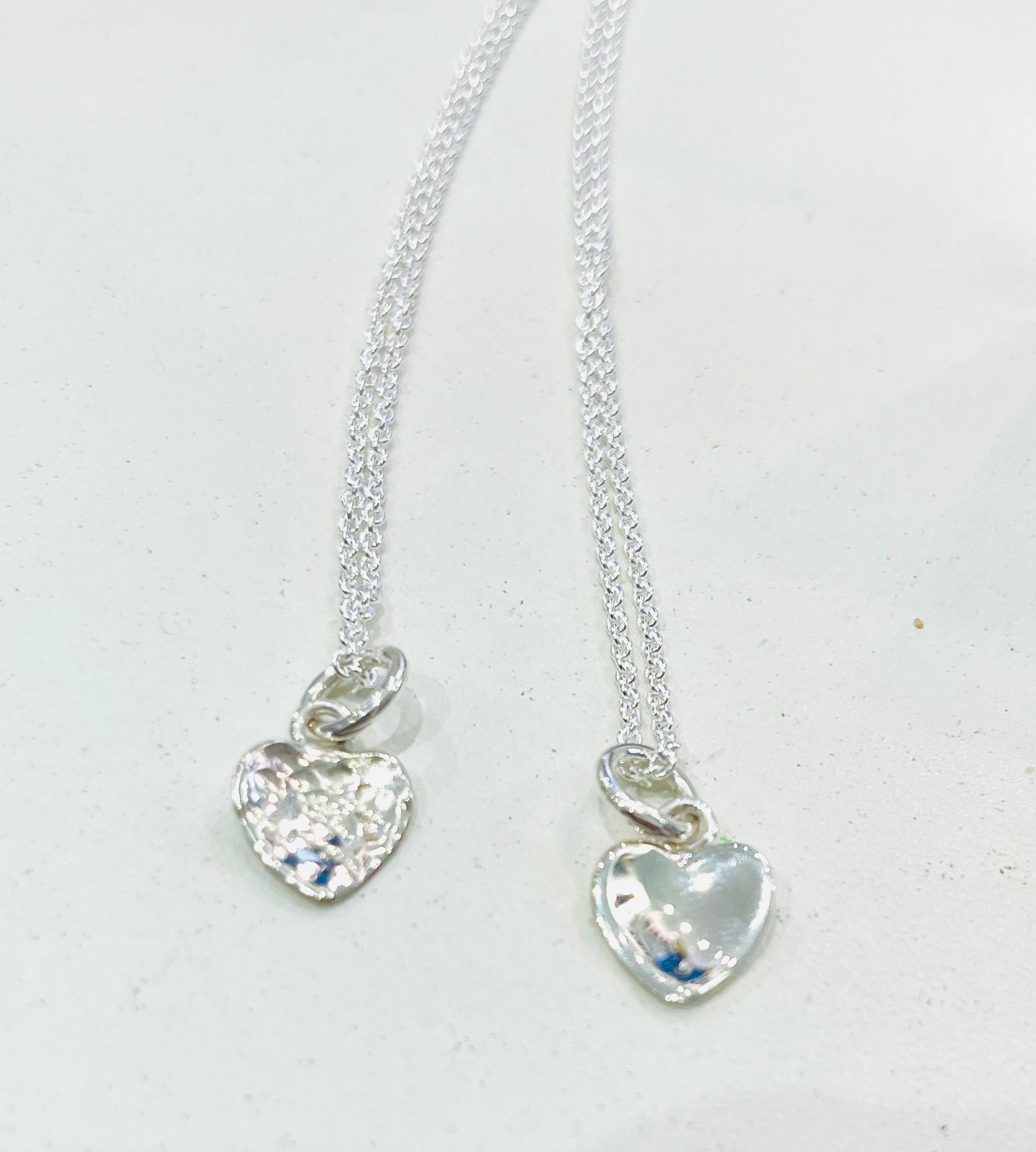 Sterling Silver Heart Pendants by Chris Lewis