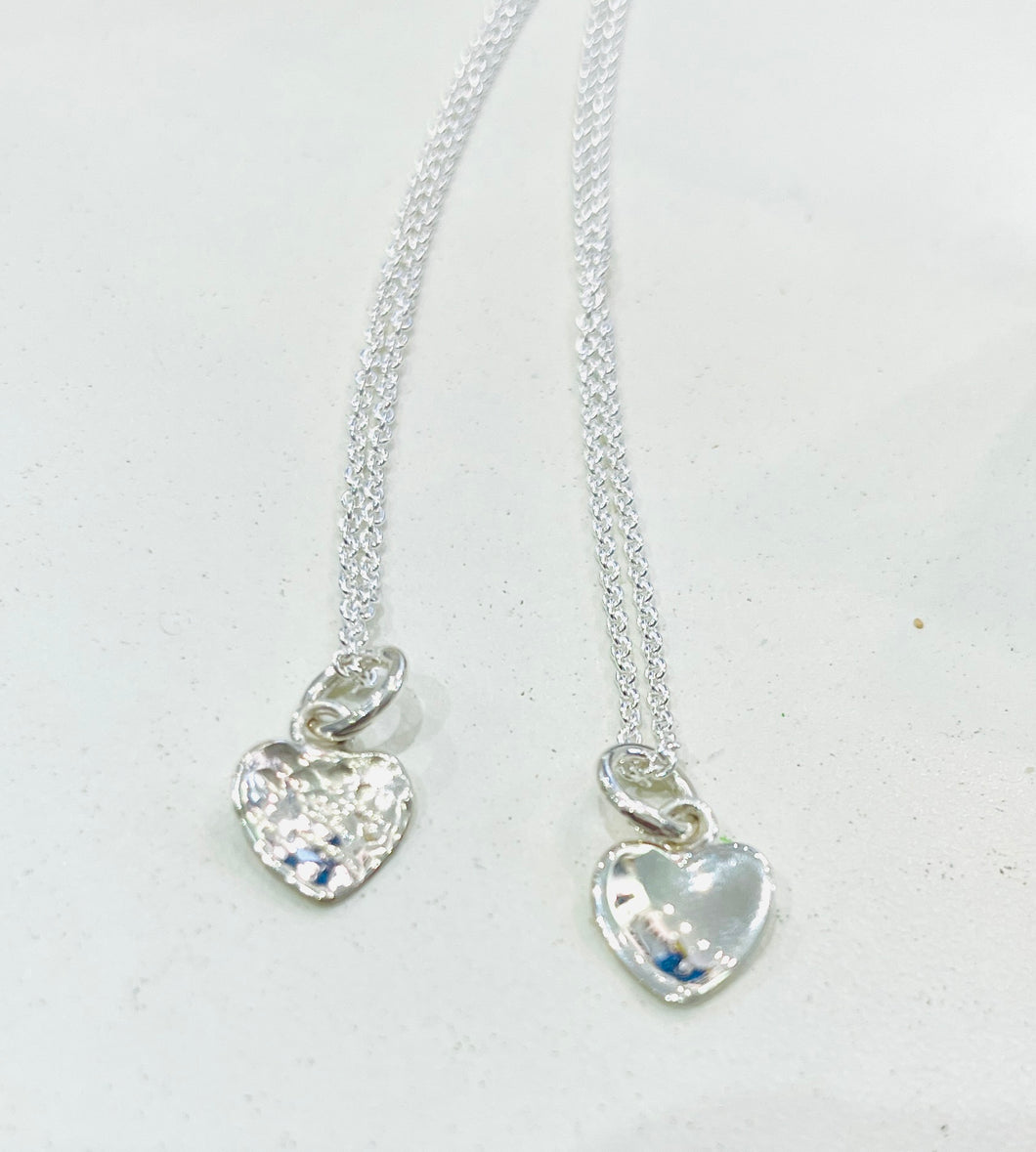 Sterling Silver Heart Pendants by Chris Lewis