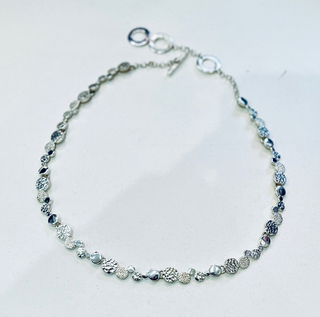 Chris Lewis “Dots” Necklace – Sterling Silver Designer Jewellery | O-R-A Gallery Sheffield