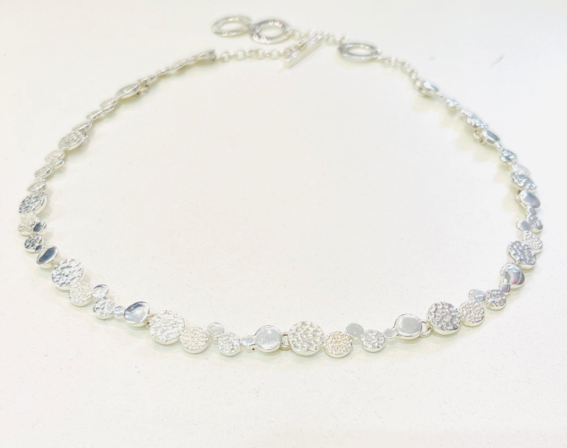 Chris Lewis “Dots” Necklace – Sterling Silver Designer Jewellery | O-R-A Gallery Sheffield