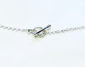 Sterling Silver Textured T-Bar  Pendant by Chris Lewis