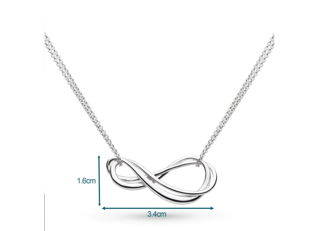 Kit Heath Infinity double chain Necklace