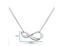 Load image into Gallery viewer, Kit Heath Infinity double chain Necklace
