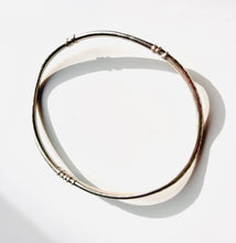 Load image into Gallery viewer, Adele Taylor Textured Silver Bangle – Handmade in Sheffield
