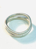 Adele Taylor Sterling steel ring- Handmade in Sheffield