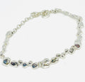 Chris Lewis Sterling Silver Mosiac Bracelet